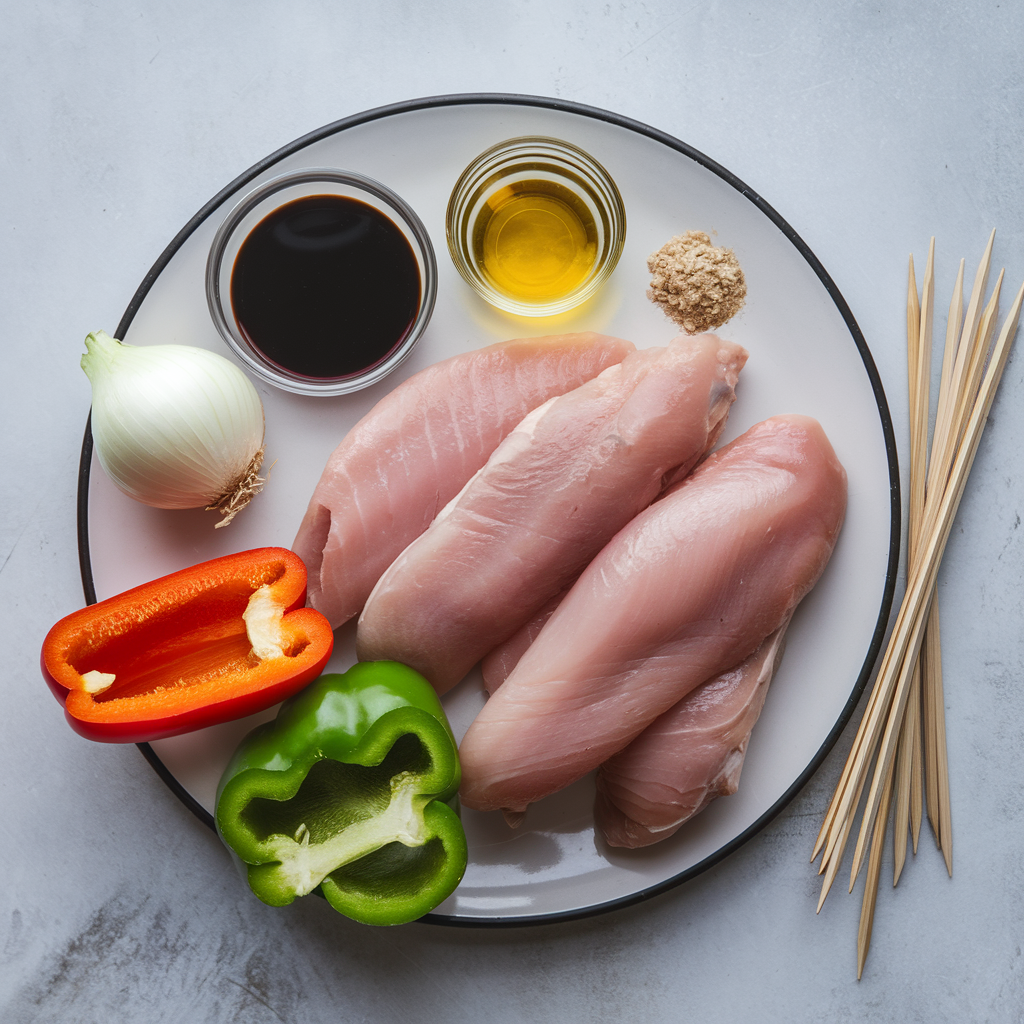 Ingredients for Flavorful Chicken Kabobs