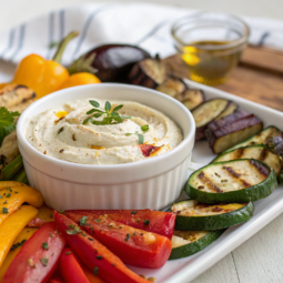 Whipped Feta Dip with Roasted Vegetables