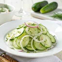 Cucumber Onion Salad