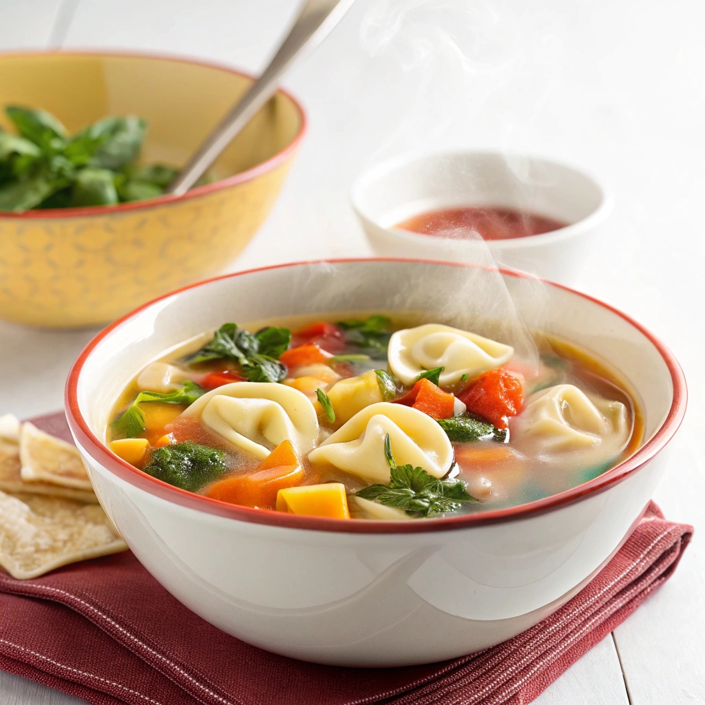 Vegetable Tortellini Soup