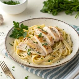 One-Pan Skinny Chicken Alfredo