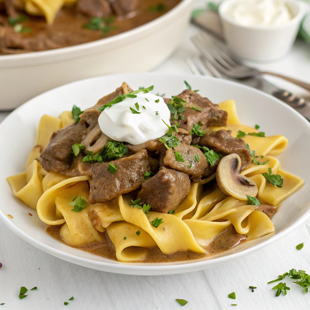 Easy Instant Pot Stroganoff