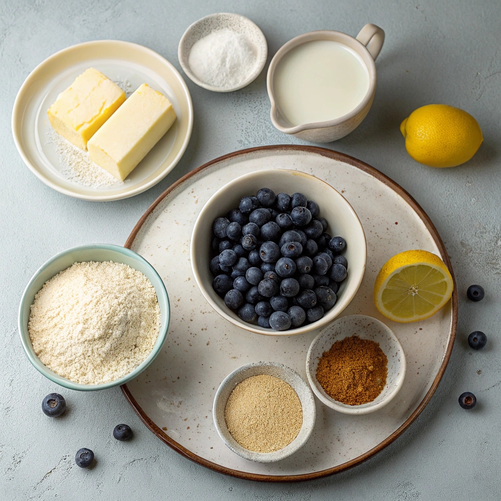 Blueberry Cobbler Ingredients