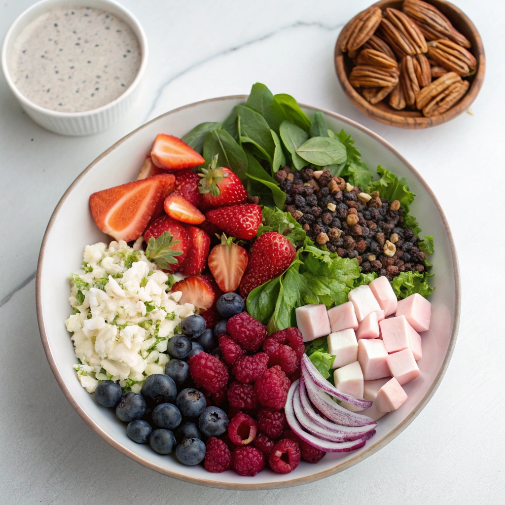 Mixed Green Salad with Berries Ingredients
