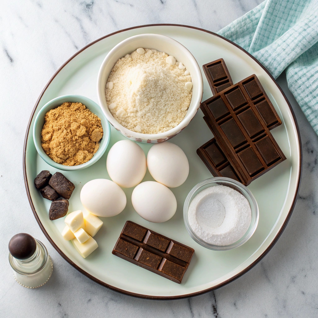 Ingredients for Heavenly S'mores Bars