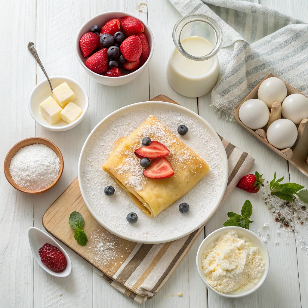 Ingredients for Perfect Blintzes