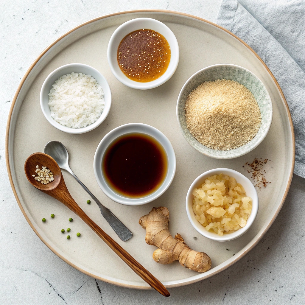 Ingredients for Homemade Teriyaki Sauce