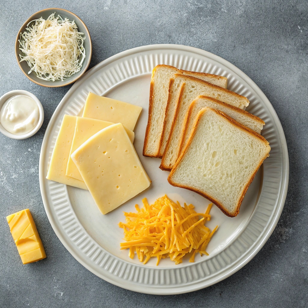 Ingredients for Perfect Air Fryer Grilled Cheese