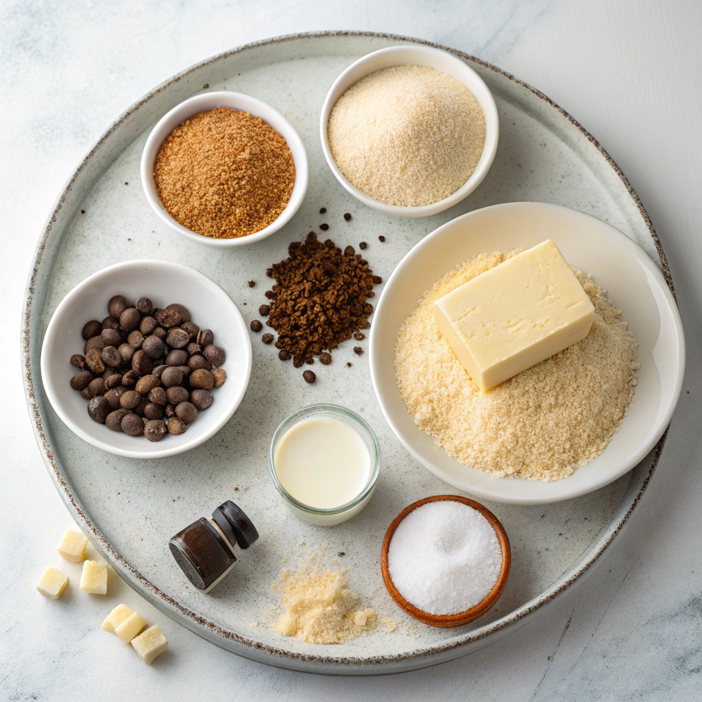 Ingredients for Edible Cookie Dough