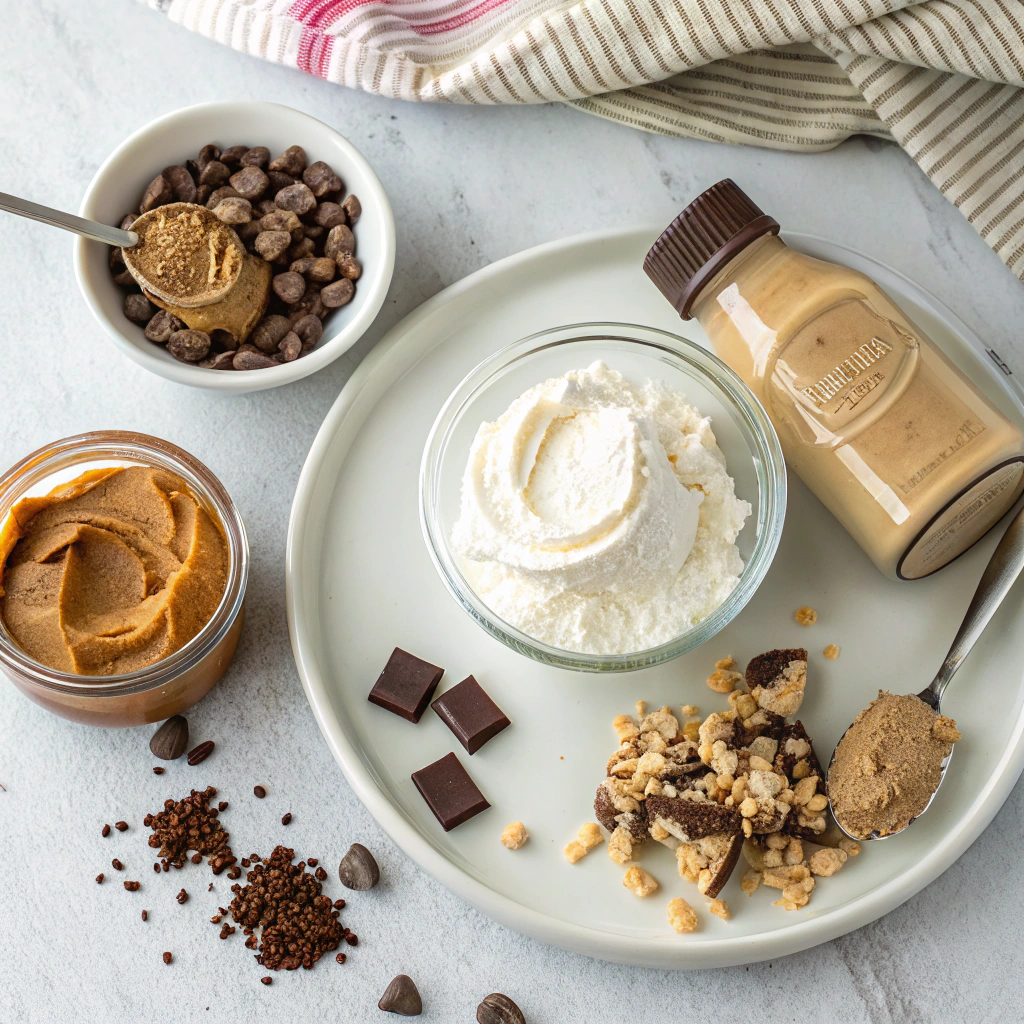 Ingredients for Heavenly Peanut Butter Pie