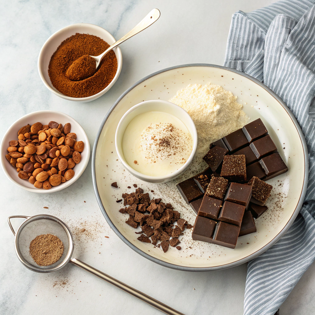 Ingredients for Decadent Chocolate Truffles