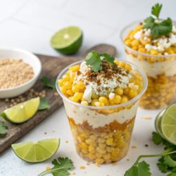 Esquites (Mexican corn in a cup)