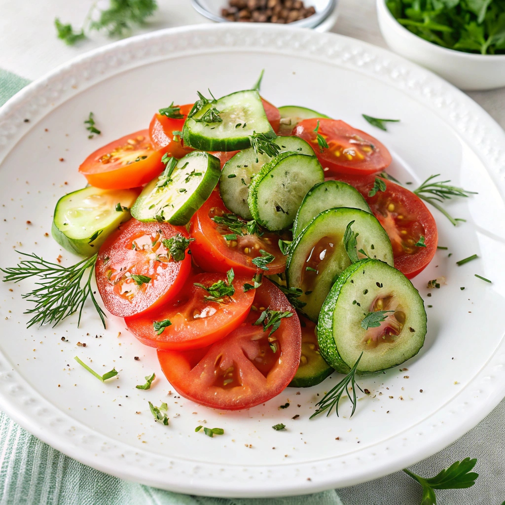 Tomato Cucumber Salad