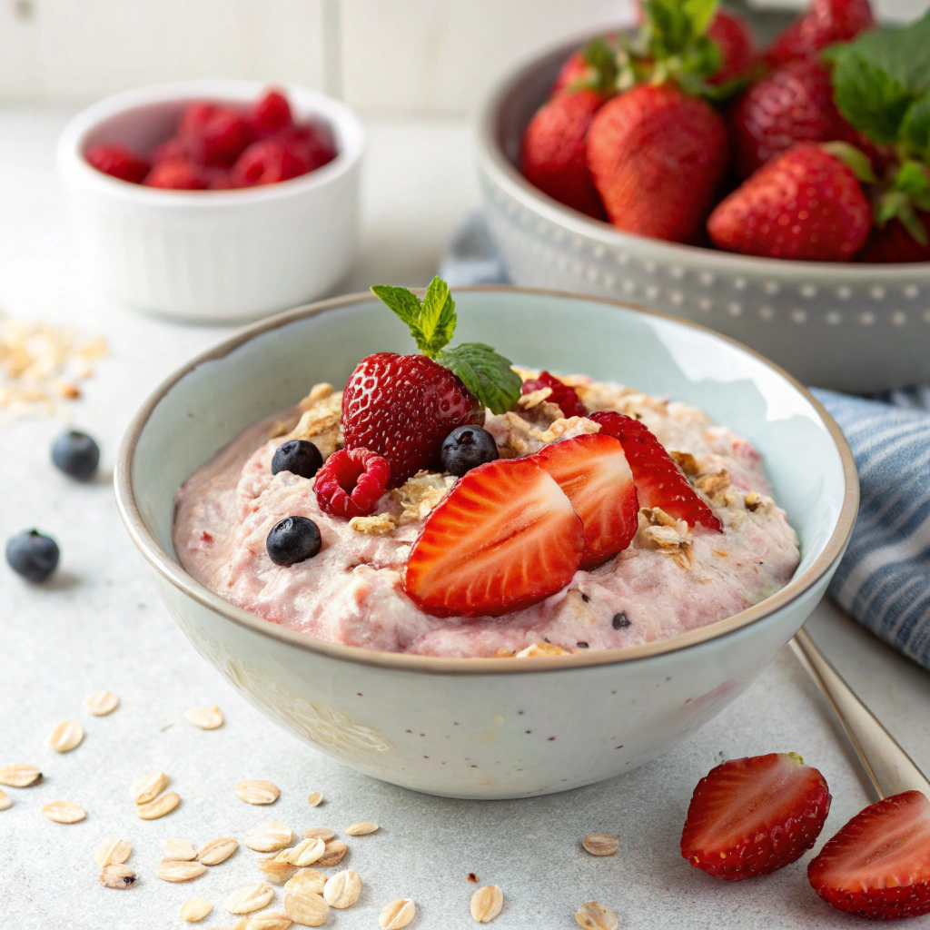 Strawberry Overnight Oats