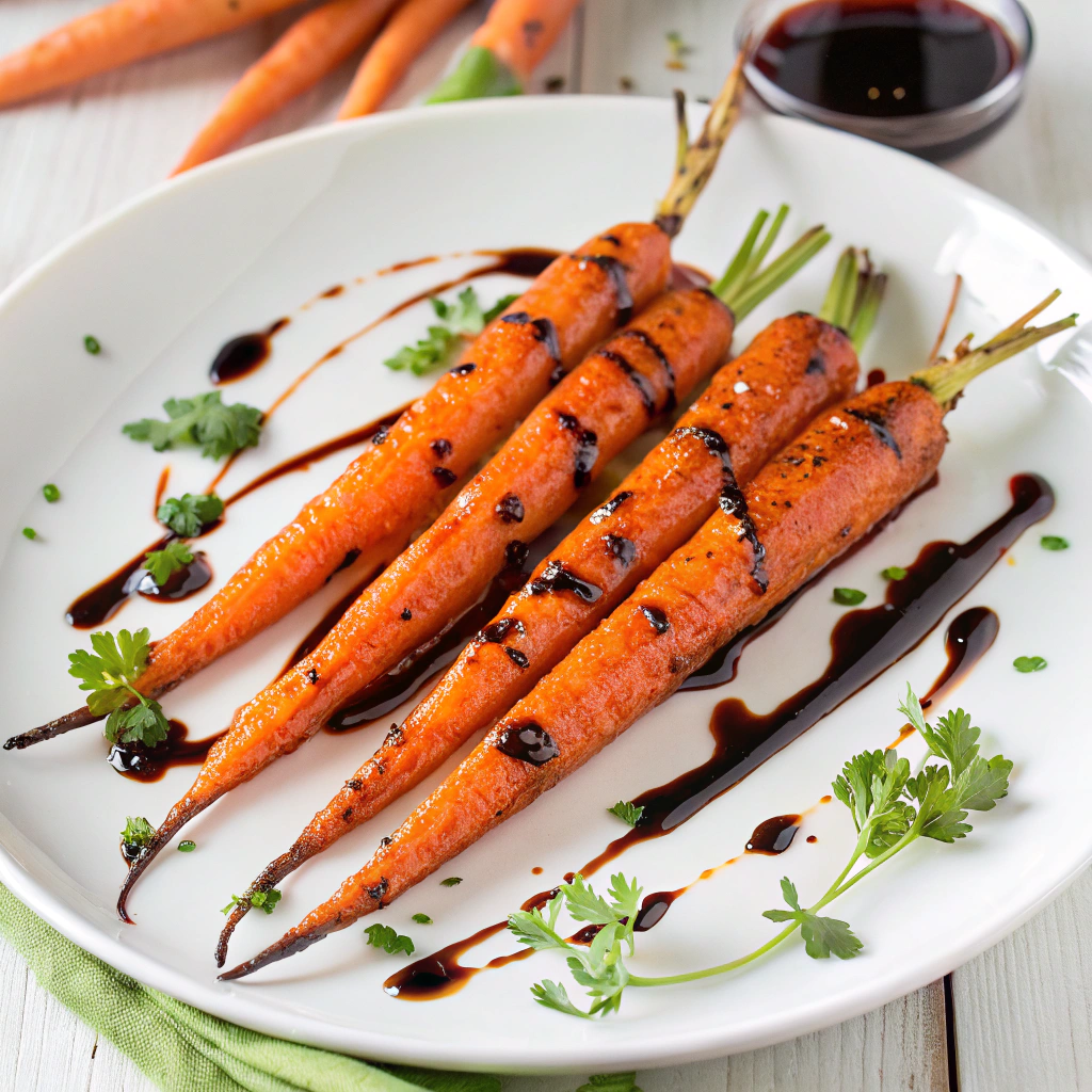 Balsamic Roasted Carrots