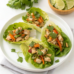 Thai Chicken Lettuce Wraps