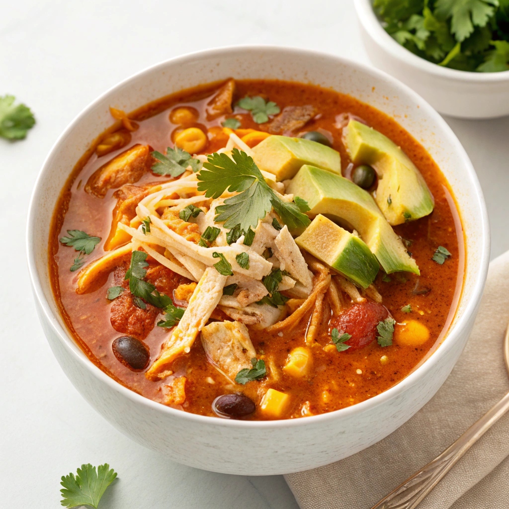 Instant Pot Chicken Enchilada Soup