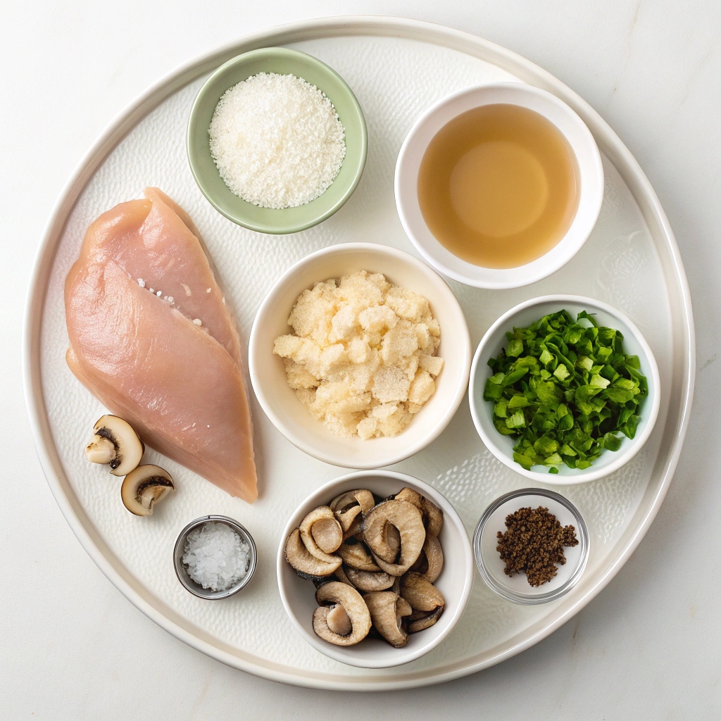 Ingredients for Instant Pot Chicken Marsala