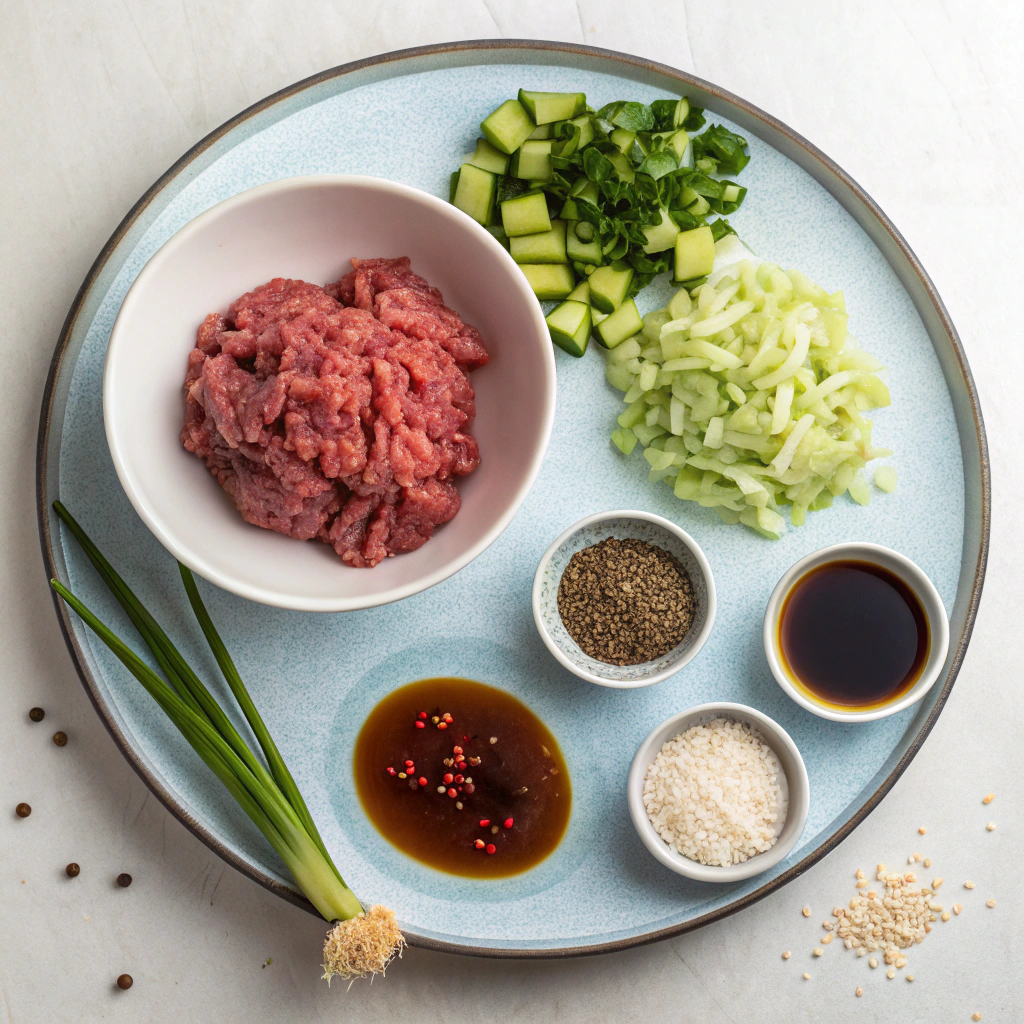 Ingredients for Spring Roll Bowl