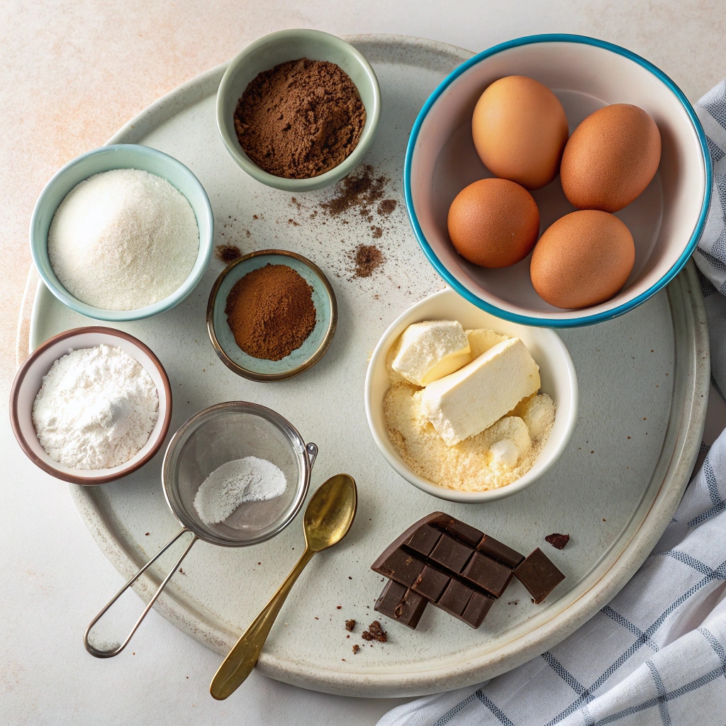 Ingredients for Texas Sheet Cake