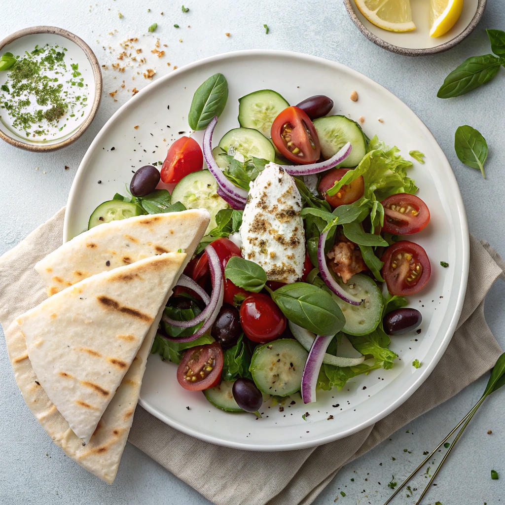 Fresh Burrata Salad Ingredients