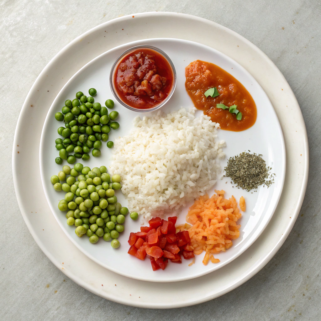 Ingredients for Mexican Rice