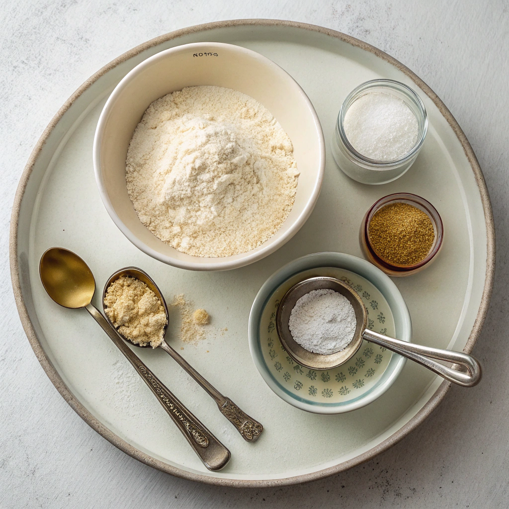 Ingredients for Artisan No-Knead Bread