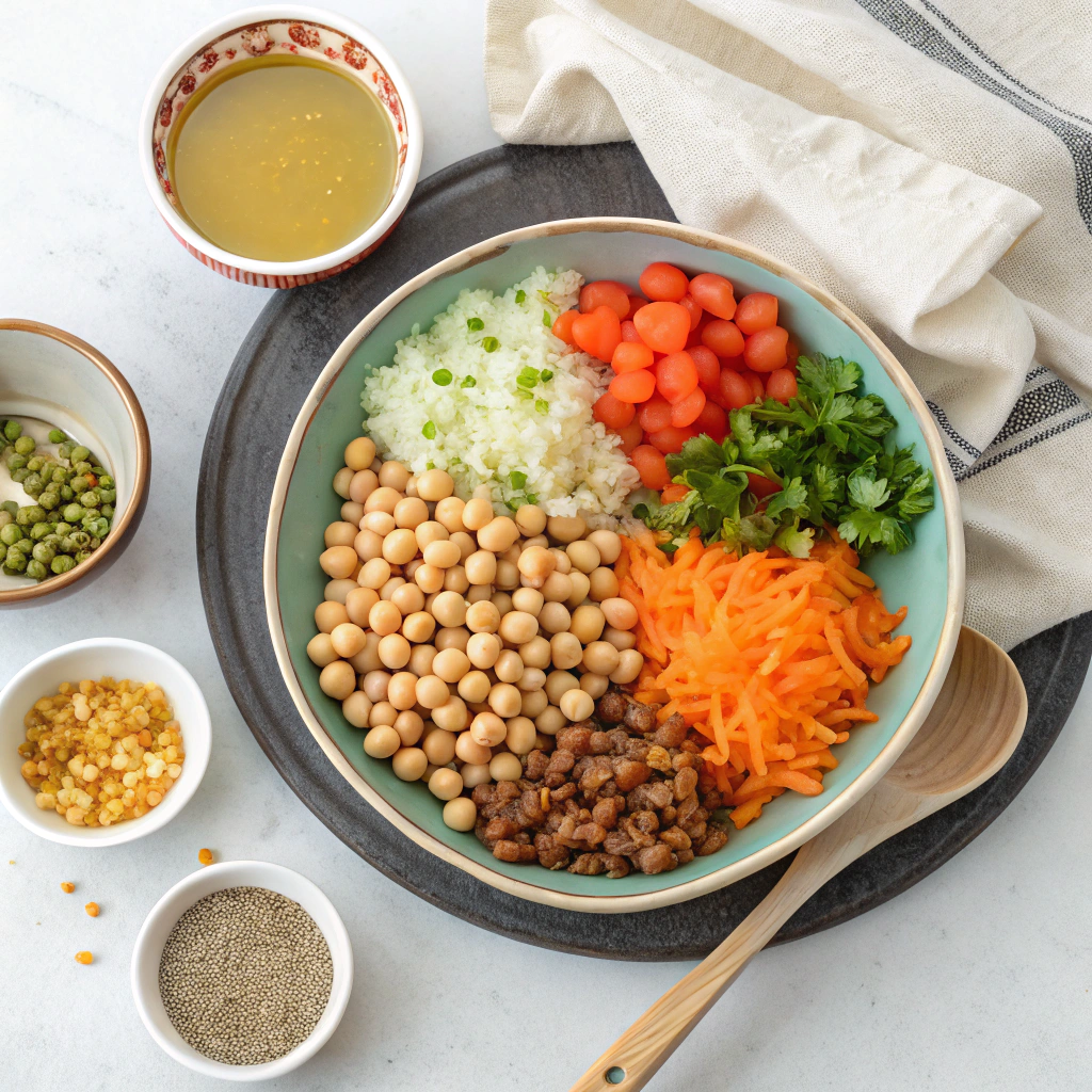 Ingredients for Hearty Lentil Soup