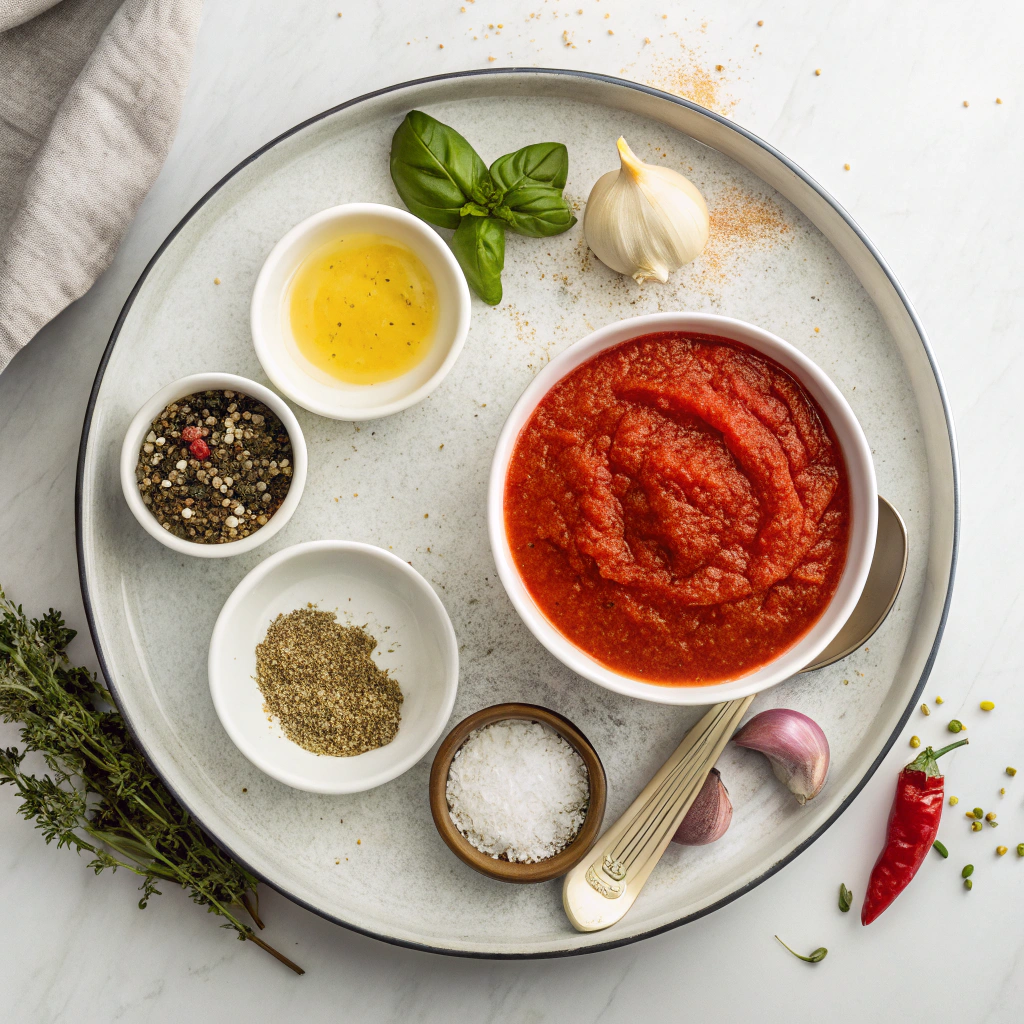 Ingredients for Perfect Pizza Sauce