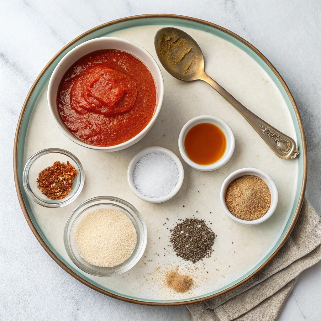 Ingredients for Homemade Ketchup