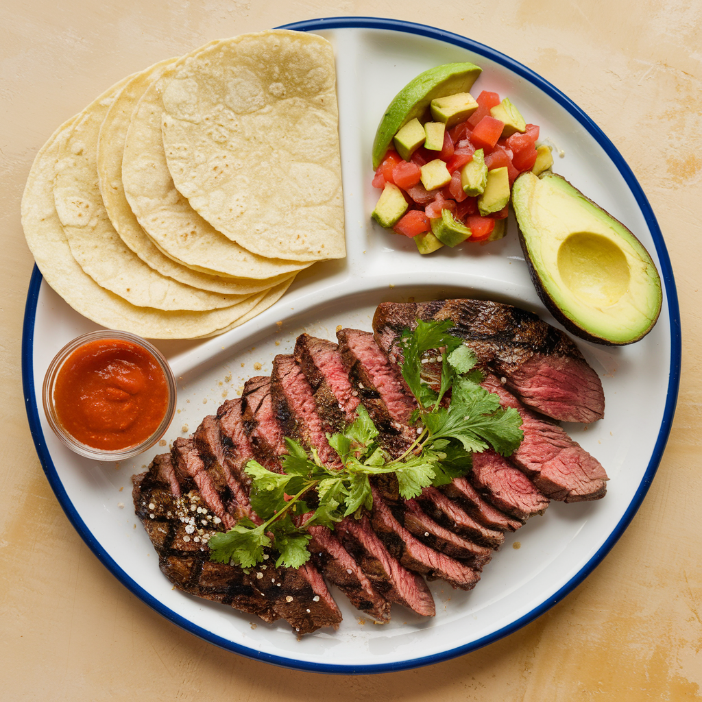 Ingredients for Perfect Carne Asada Tacos