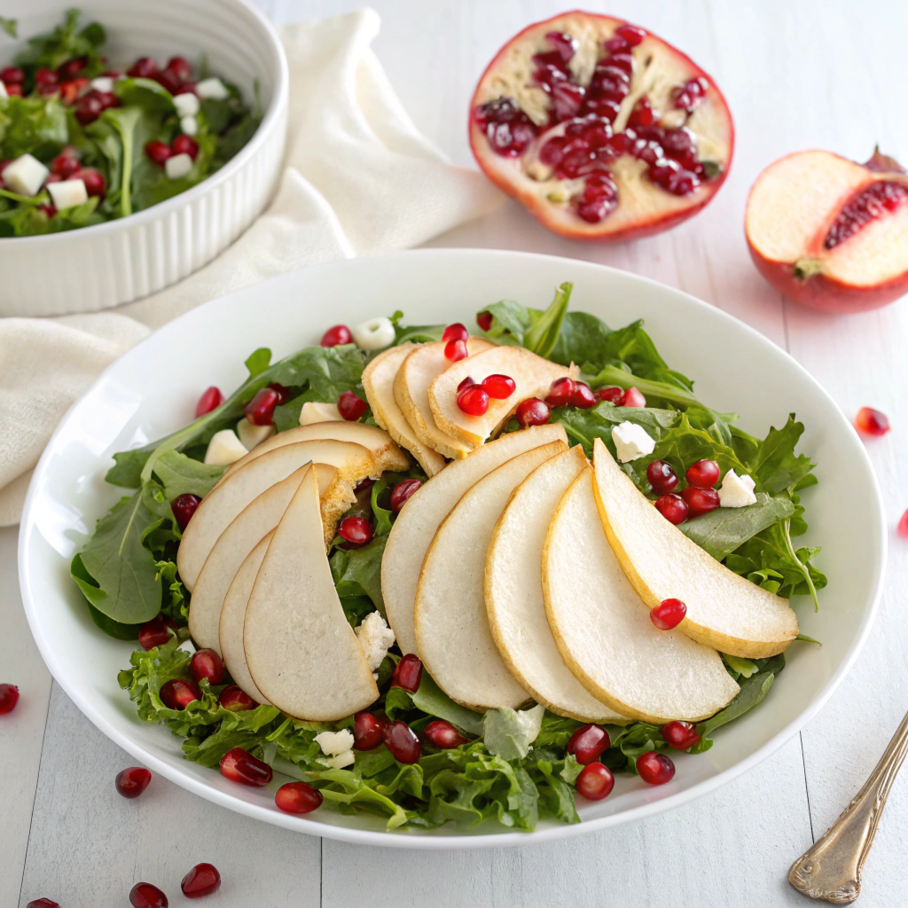 Pomegranate and Pear Salad