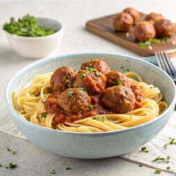 Instant Pot Pasta and Meatballs