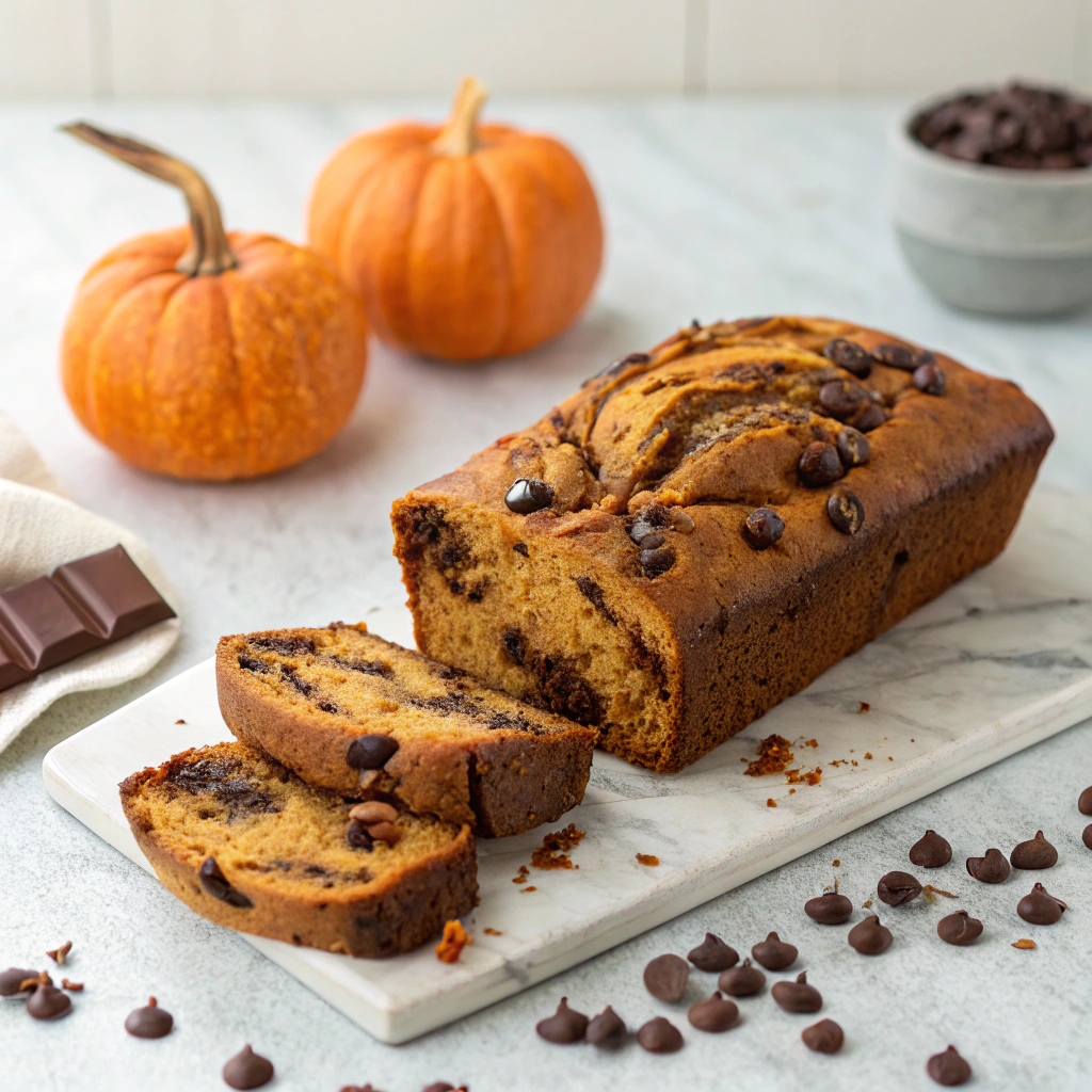 Pumpkin Chocolate Chip Bread