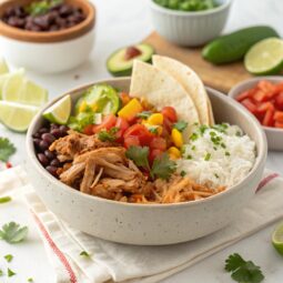 Instant Pot Chicken Taco Bowls