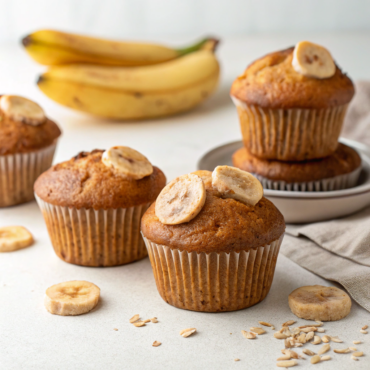 Healthy Banana Muffins