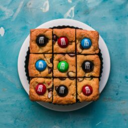 M&M Cookie Bars