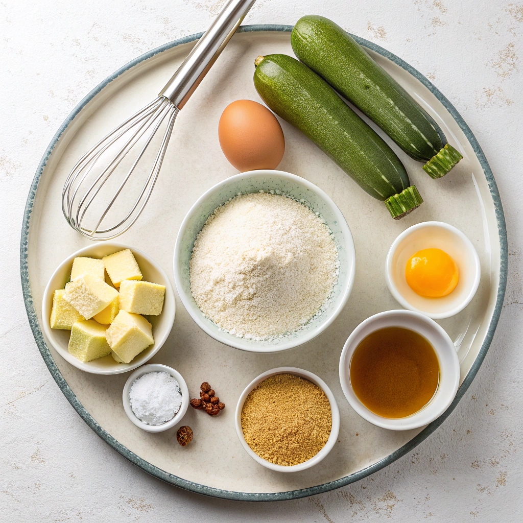 Zucchini Cake with Cream Cheese Frosting Ingredients