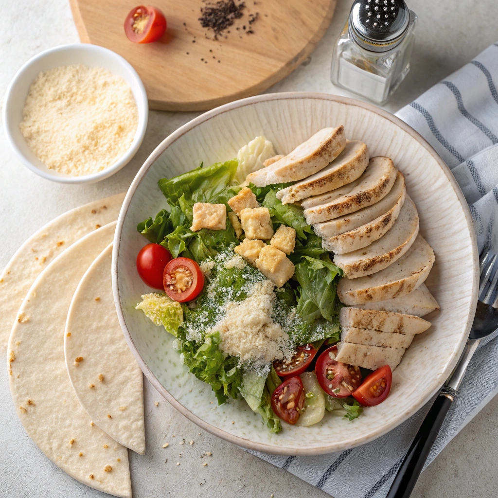 Chicken Caesar Wraps Ingredients