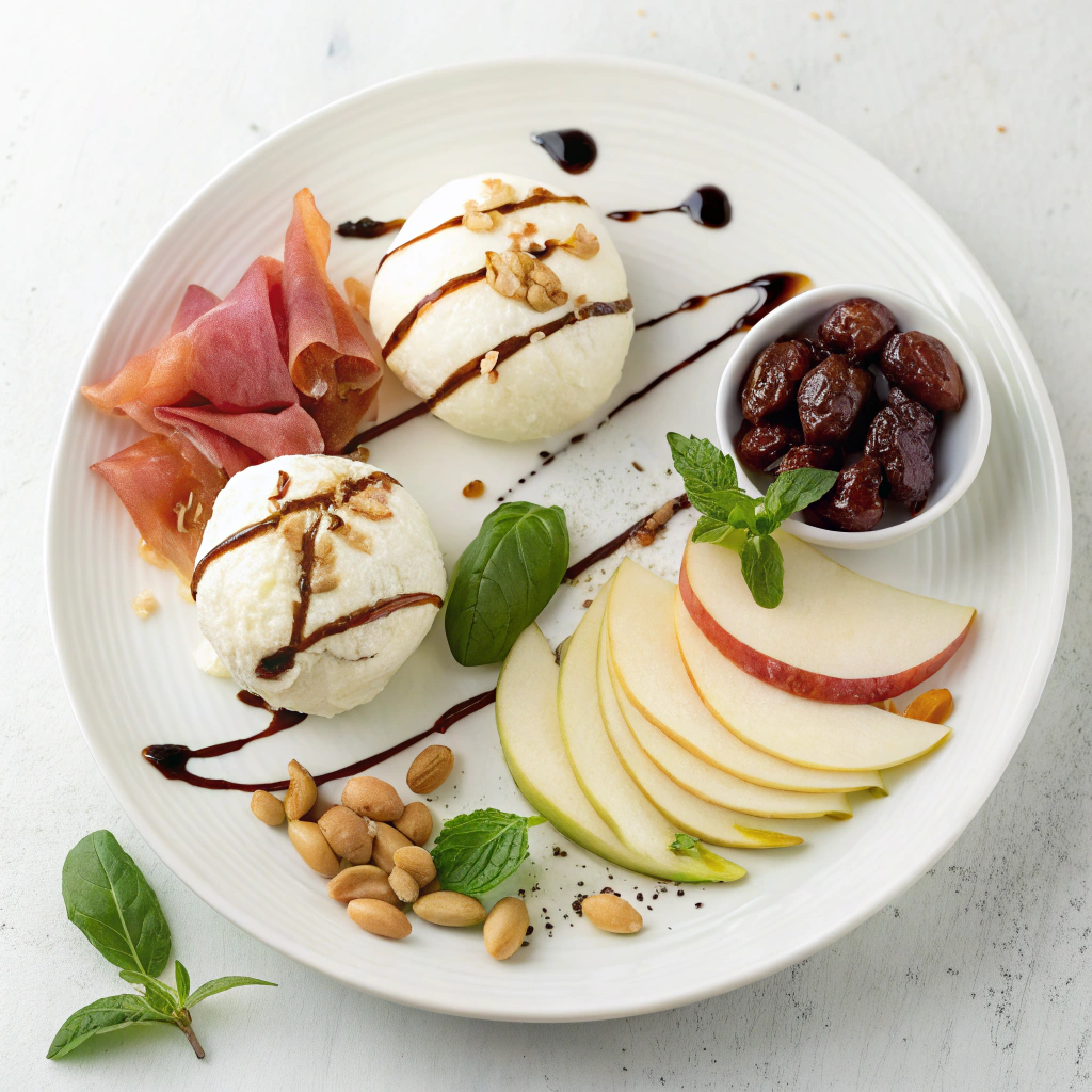 Ingredients for Burrata Appetizer Board