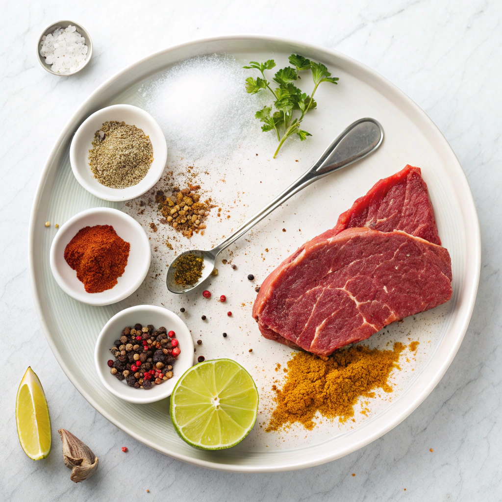 Ingredients for Sizzling Fajitas