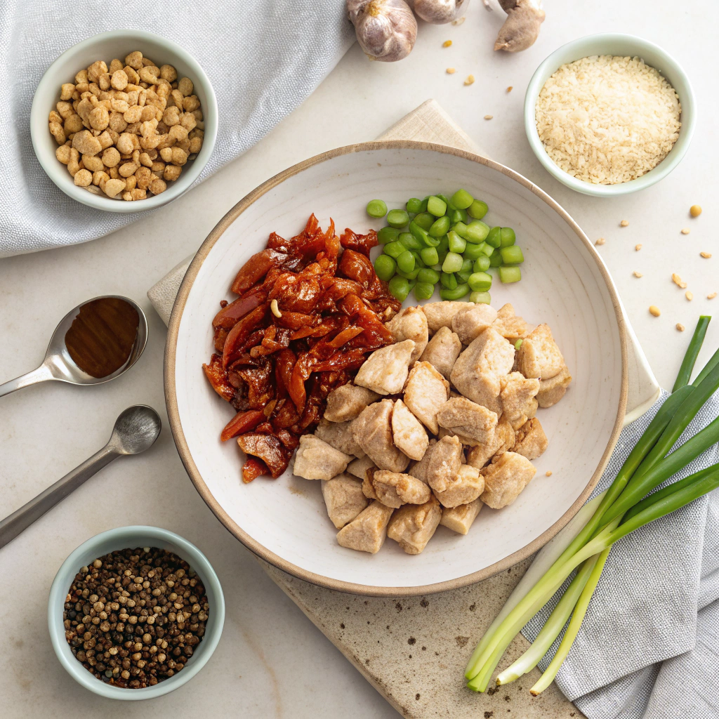 Ingredients for Perfect Kung Pao Chicken