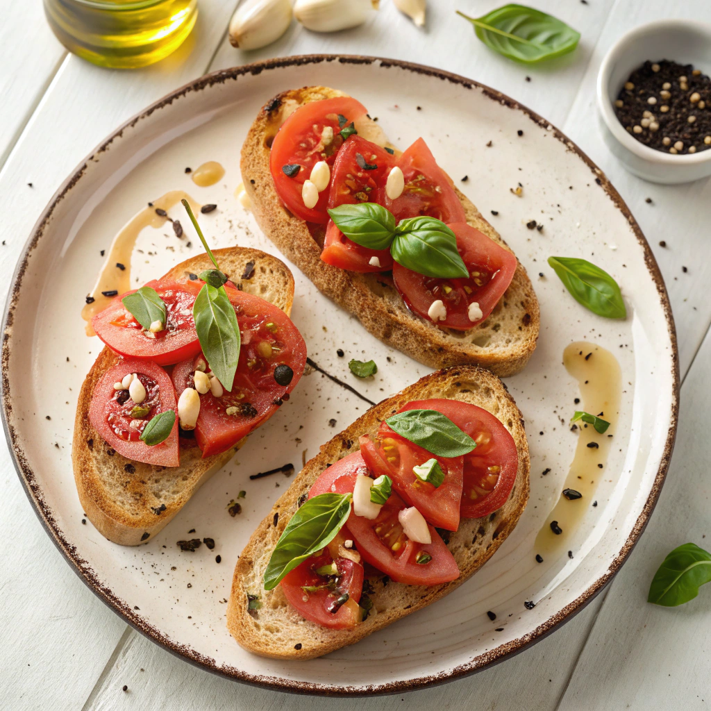 Tomato and Basil Bruschetta