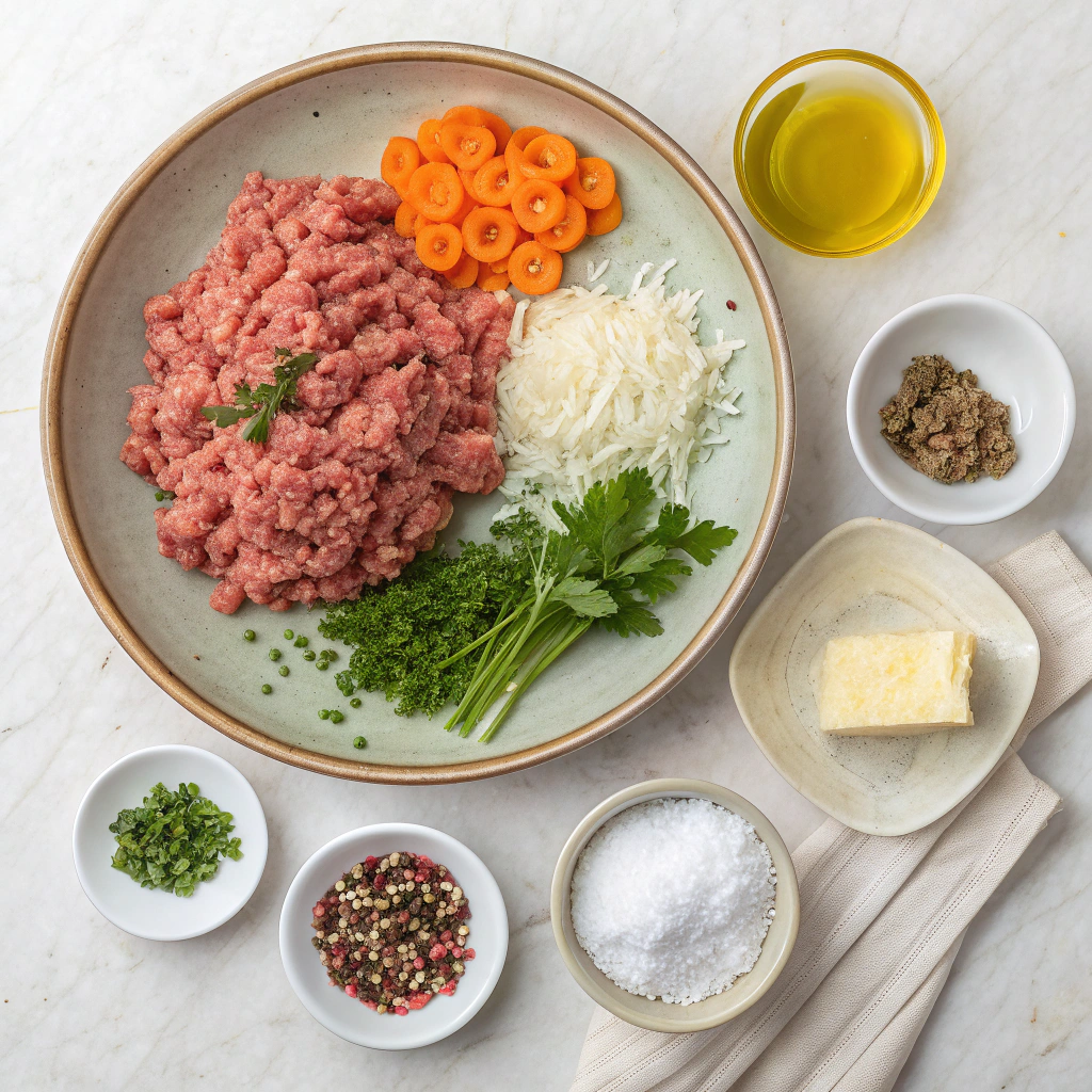 Ingredients for Classic Bolognese Ragú