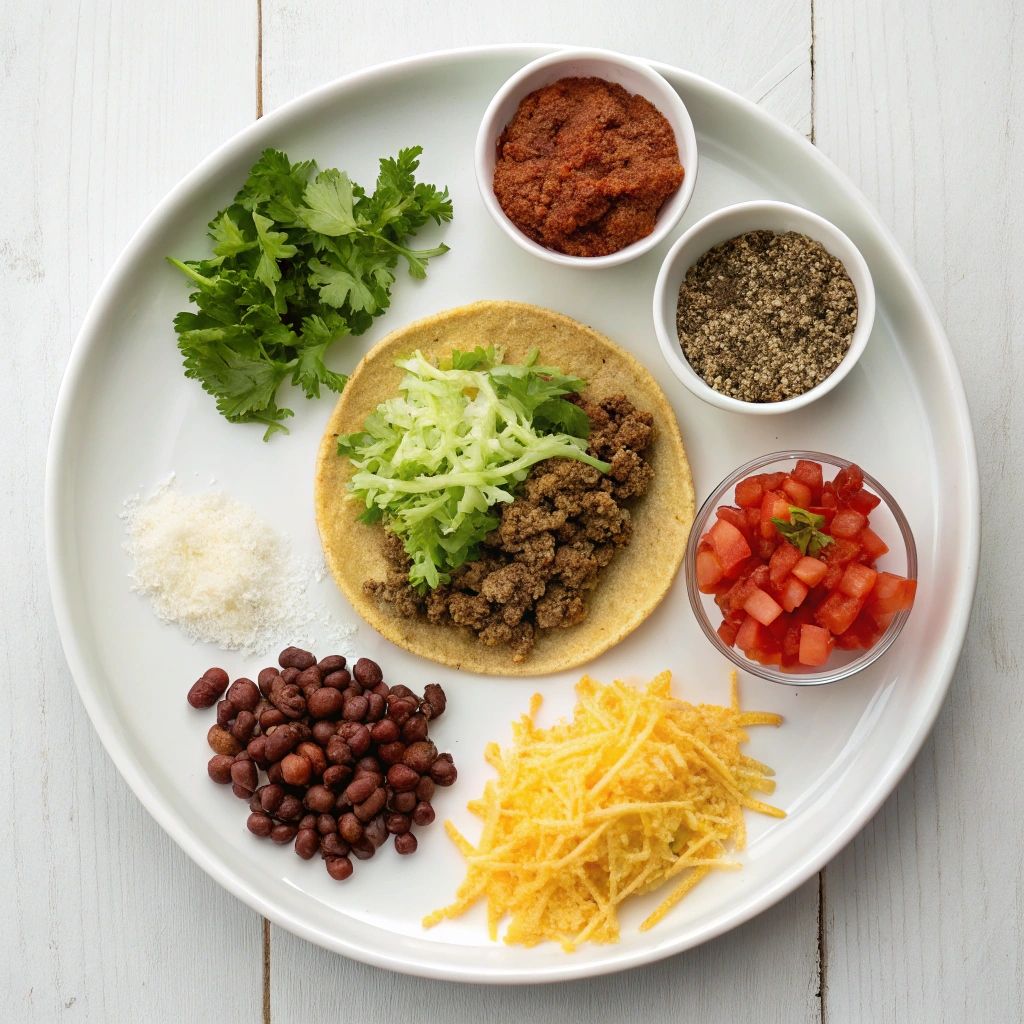 Ingredients for Flavor-Packed Baked Tacos