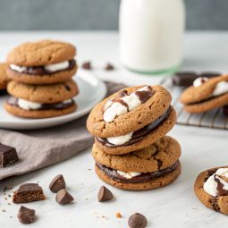 Chocolate Marshmallow Cookies
