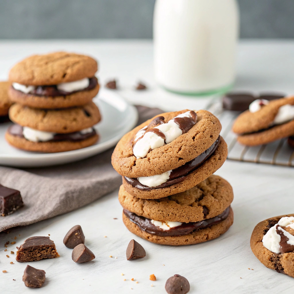 Chocolate Marshmallow Cookies