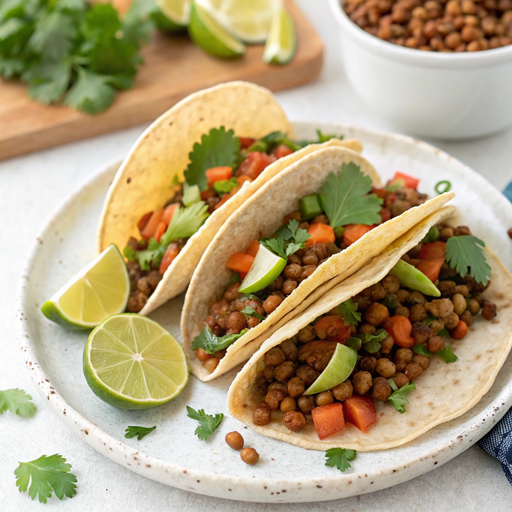 Instant Pot Lentil Tacos