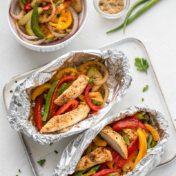 Chicken Fajitas Foil Packets