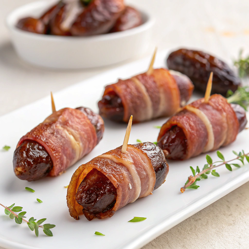 Bacon Wrapped Dates